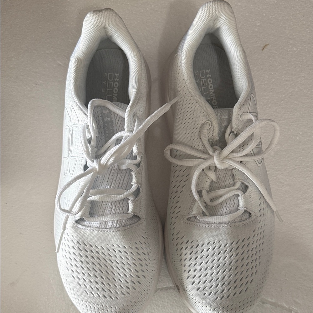 Under Armour White Athletic Shoes